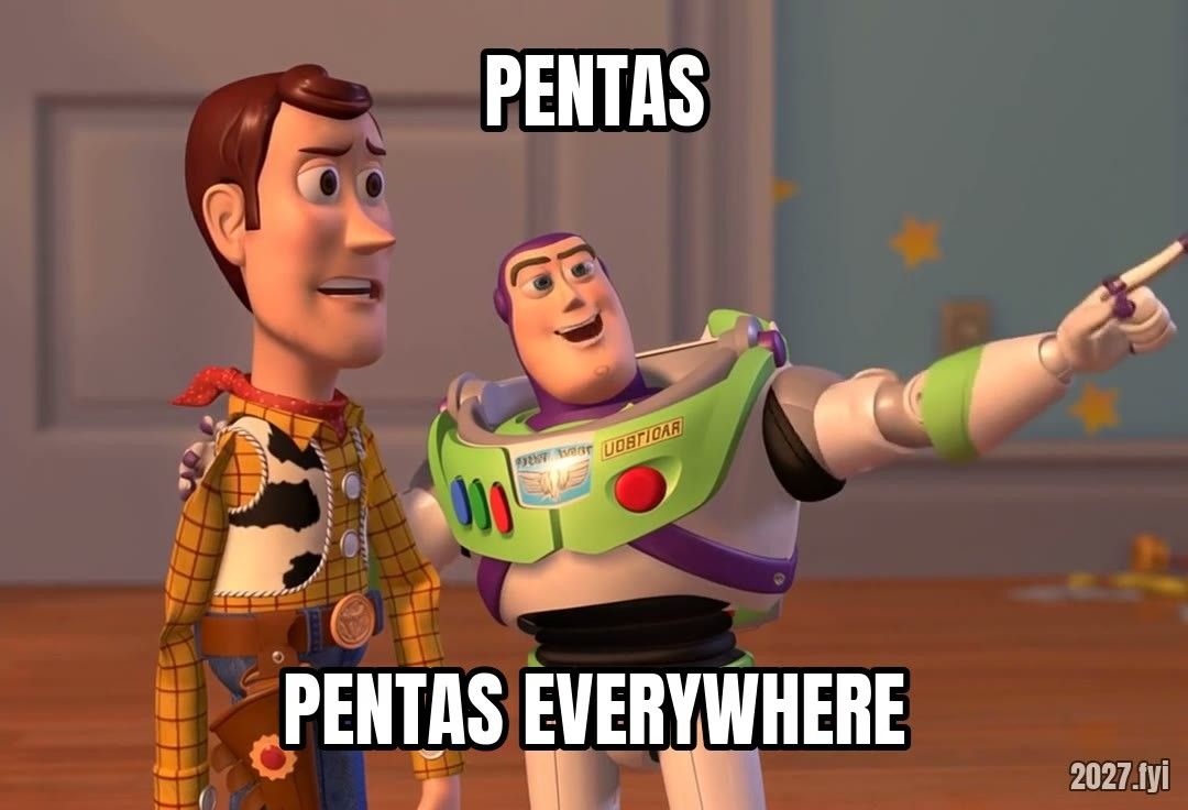 Buzz shows Woody the horizon. PENTAS / PENTAS EVERYWHERE